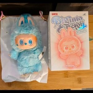 *Sold*Pop Mart Blue Furry Bunny Figure